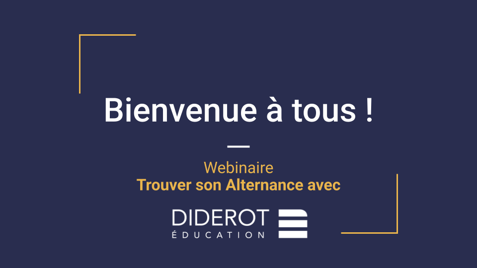 Bienvenue à notre webinaire